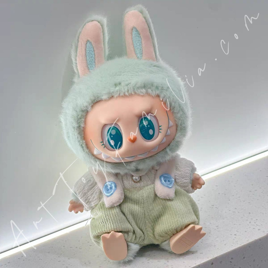 Doll Cloth Cotton Candy Overalls Set - 003