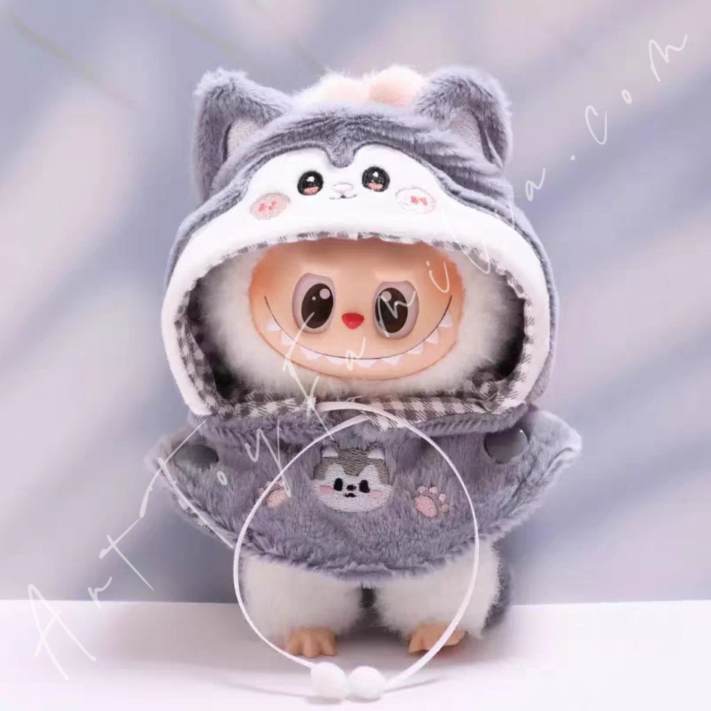 Doll Cloth Sunny Zoo Hooded Puffcape - 015