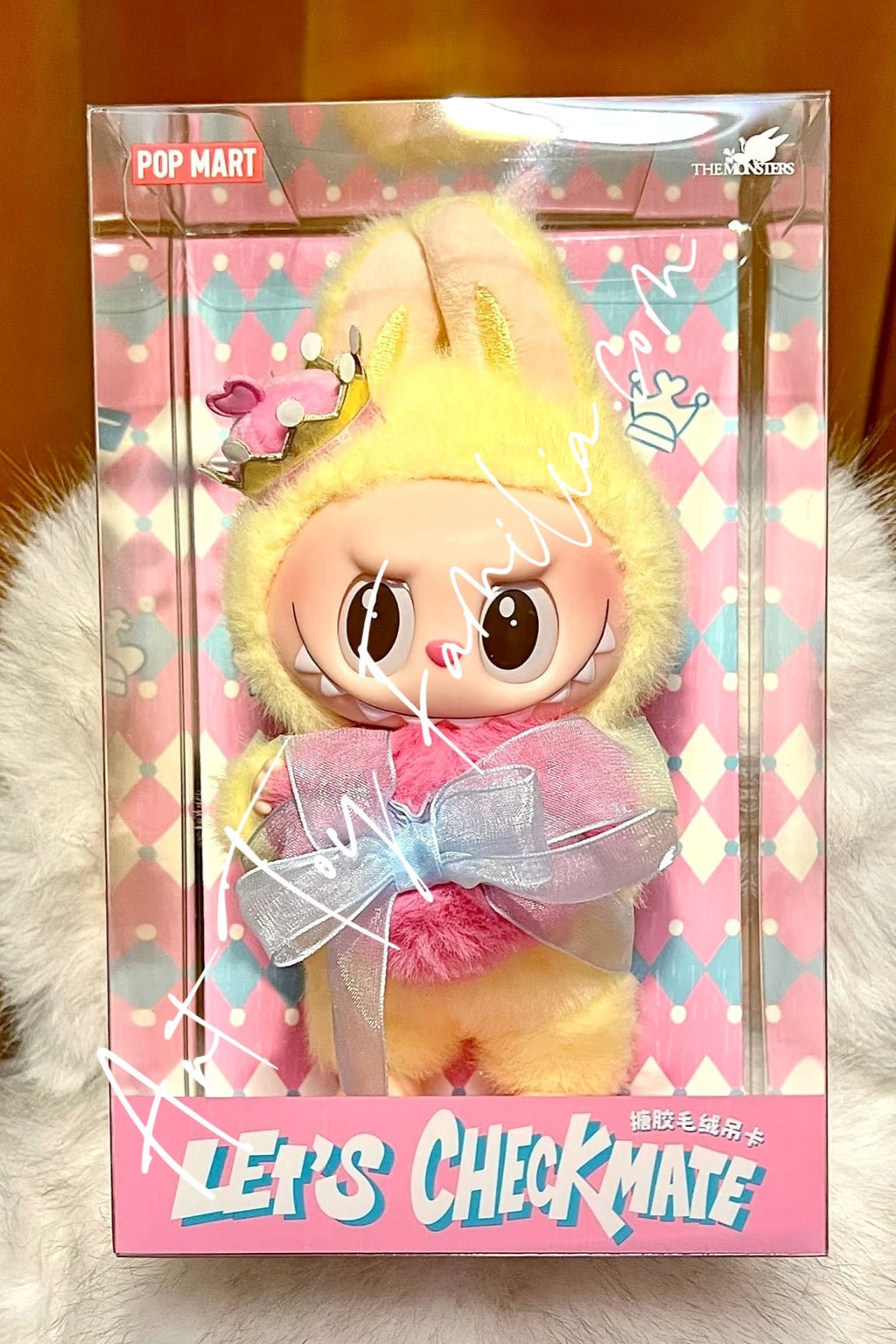 The Monsters Let's Checkmate Sreies-Vinyl Plush Hanging Card