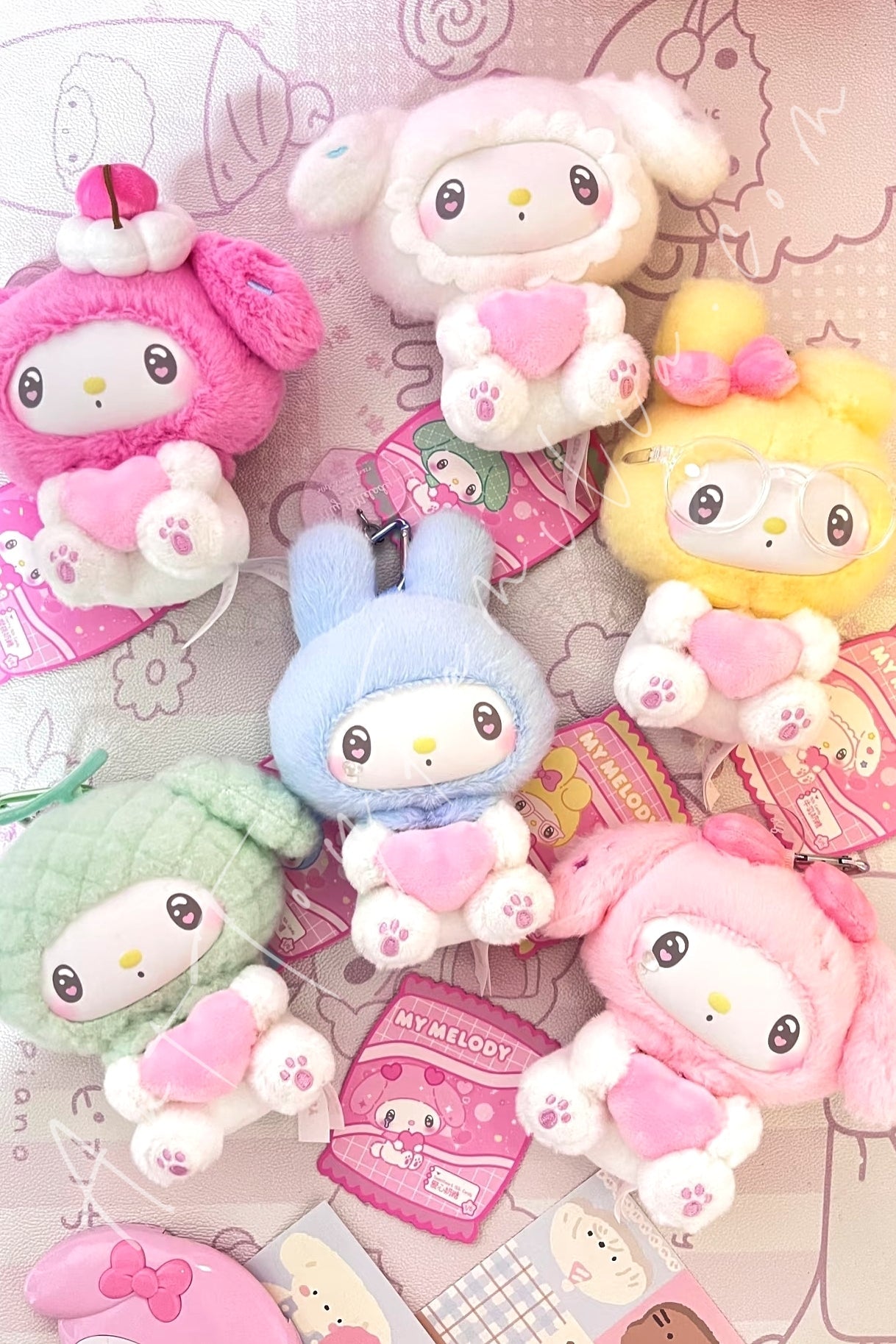 My Melody 50th Anniversary Milk Candy Series Vinyl Plush