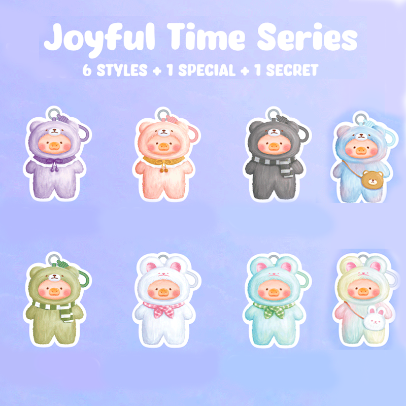 LuLu the Piggy – Joyful Time Series Plush Keychain Blind box