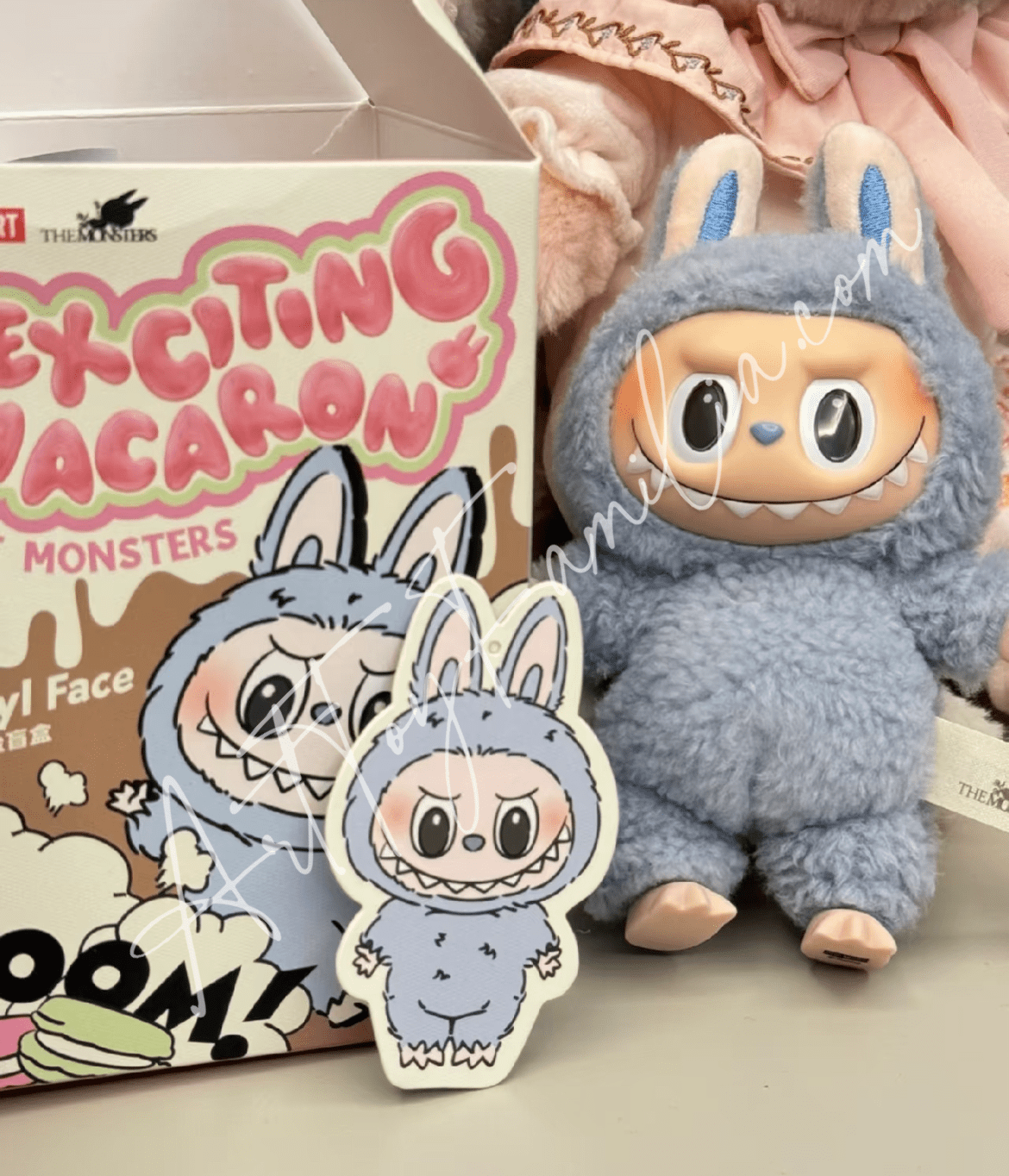 The Monsters Labubu Tasty Macarons Vinyl Face Figure