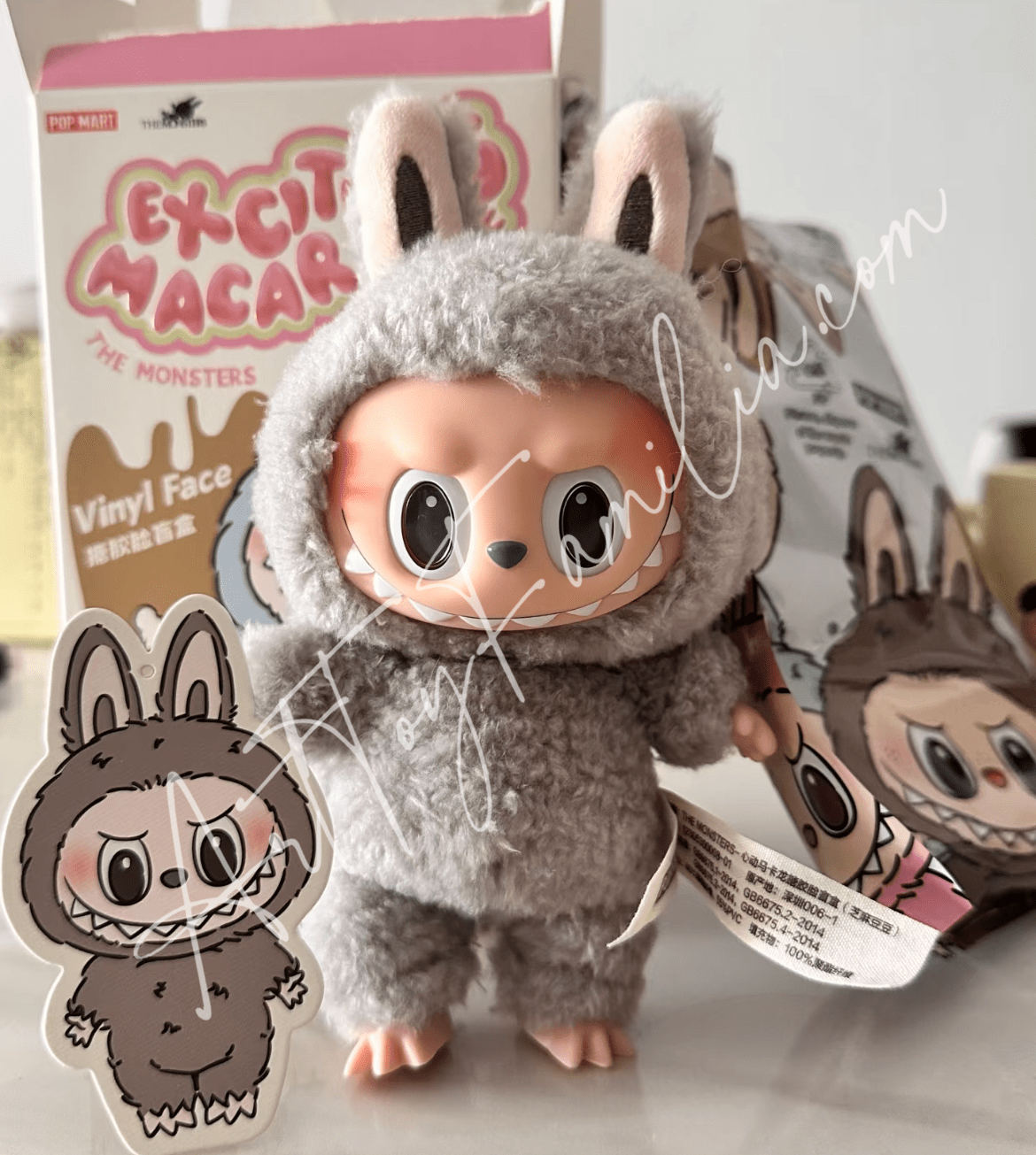 The Monsters Labubu Tasty Macarons Vinyl Face Figure