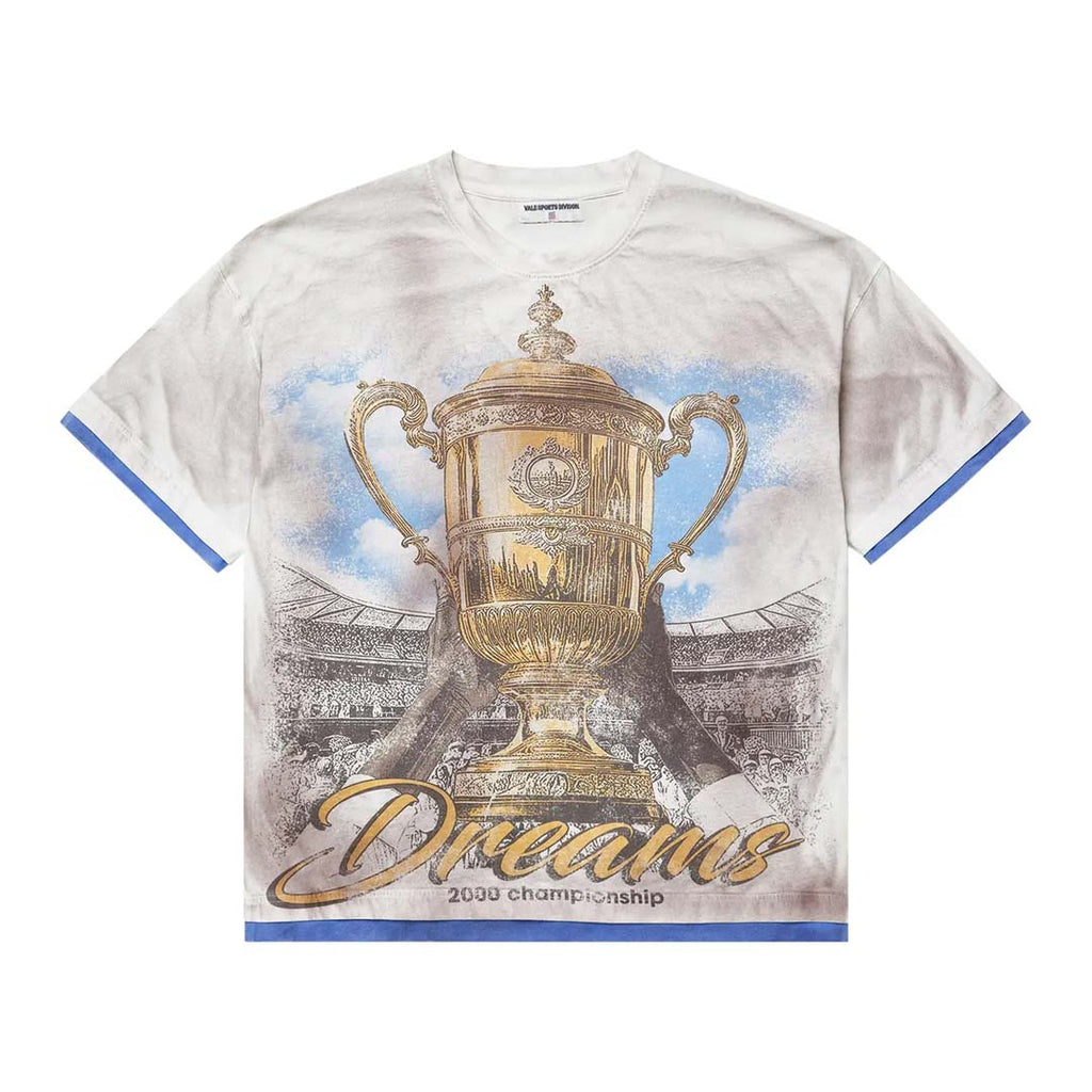 Vale Forever Champions League Tee White Blue